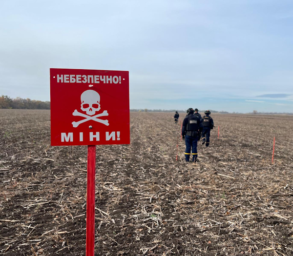 Menace des mines et action sur le terrain