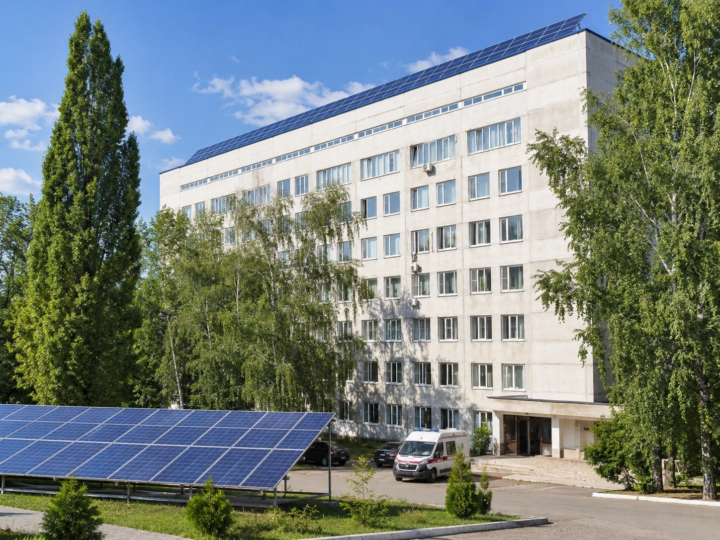 Installation photovoltaïque pour un hôpital ukrainien