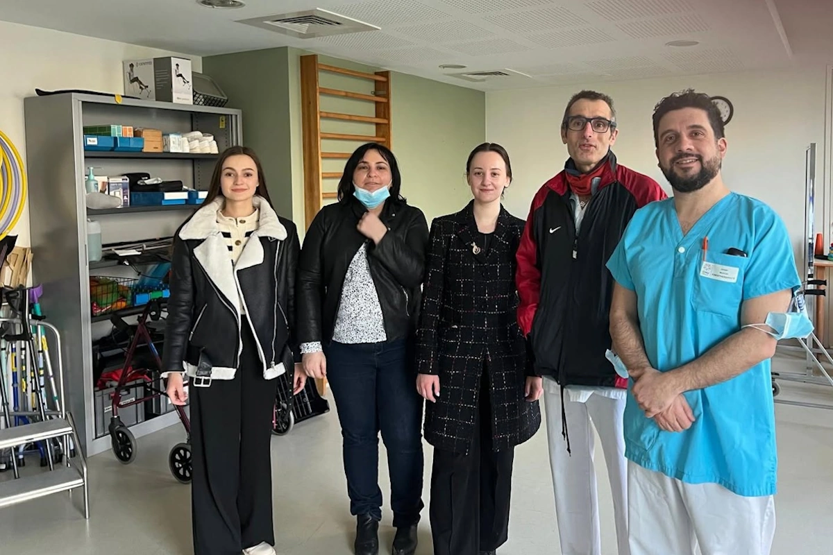 Trois professionnelles de rééducation de Lviv accueillies au CHU de Poitiers