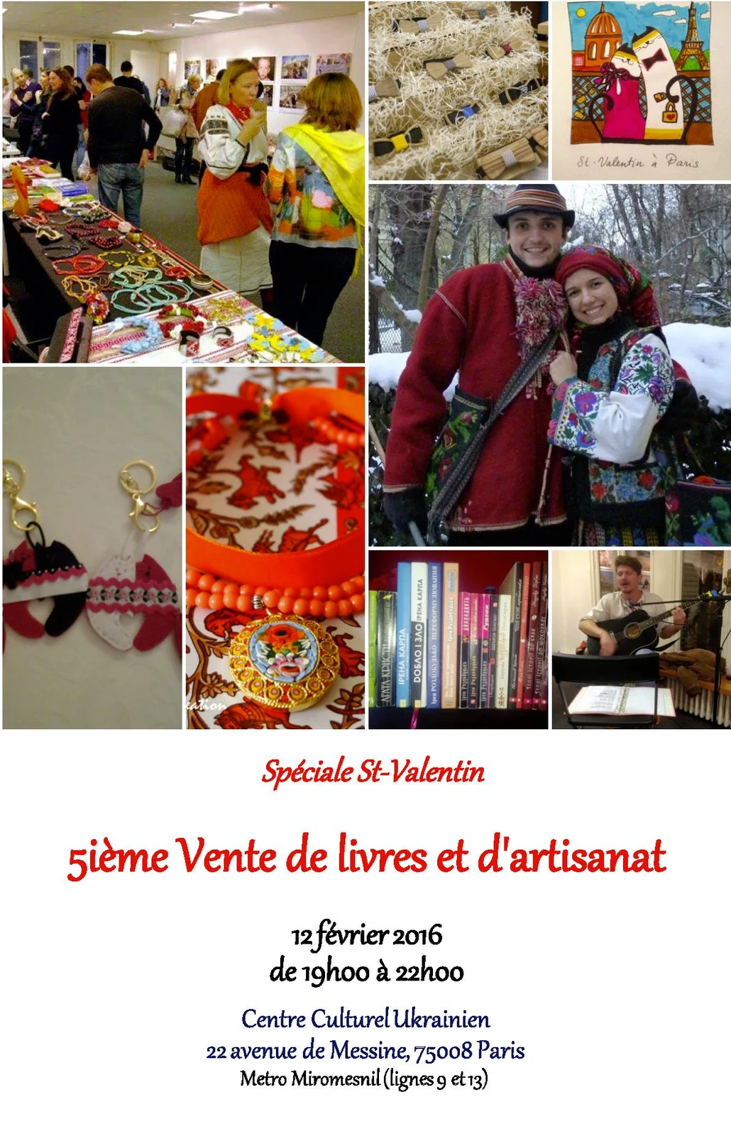 Cinquième vente d’artisanat et de livres ukrainiens : 275 € pour « Lignes de vie »