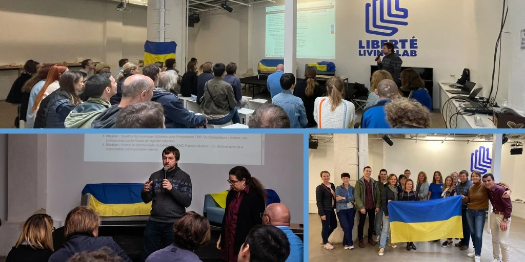 Rencontre des bénévoles d’AMCFU au Liberté Living-lab