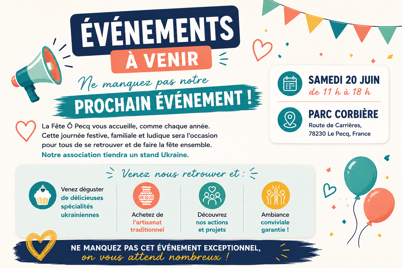 Fête Ô Pecq : rendez-vous le 20 juin 2026
