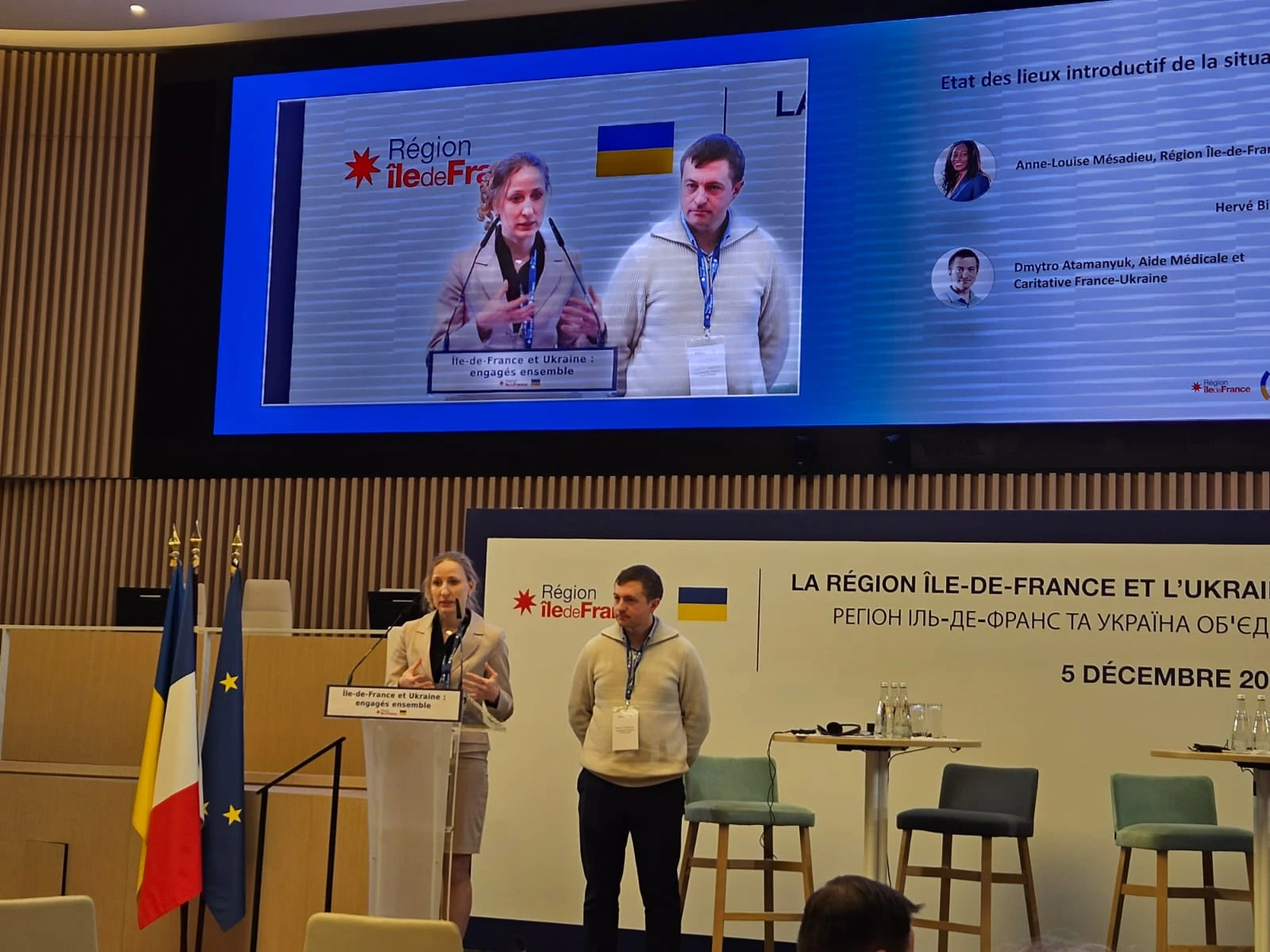 AMCFU au forum « Île-de-France et Ukraine : engagés ensemble »