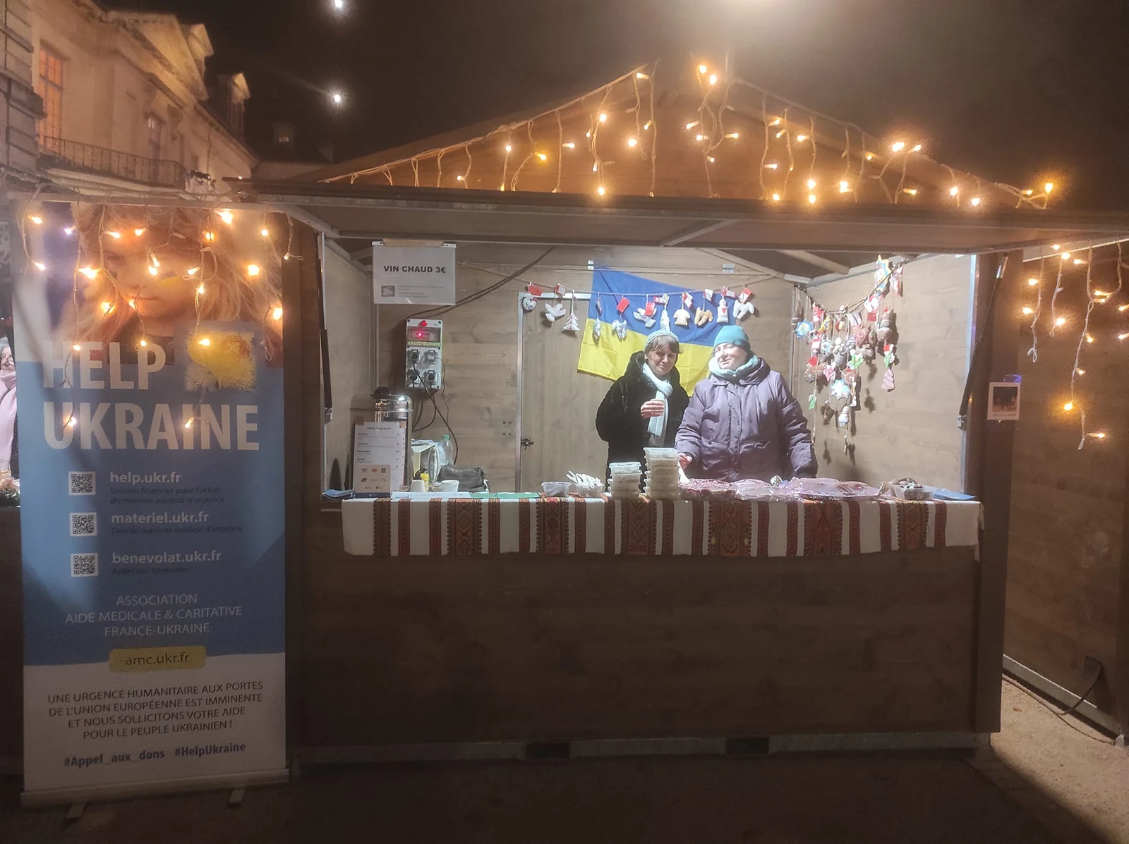 Marché de Noël de Sucy-en-Brie : un chalet ukrainien pour soutenir AMCFU