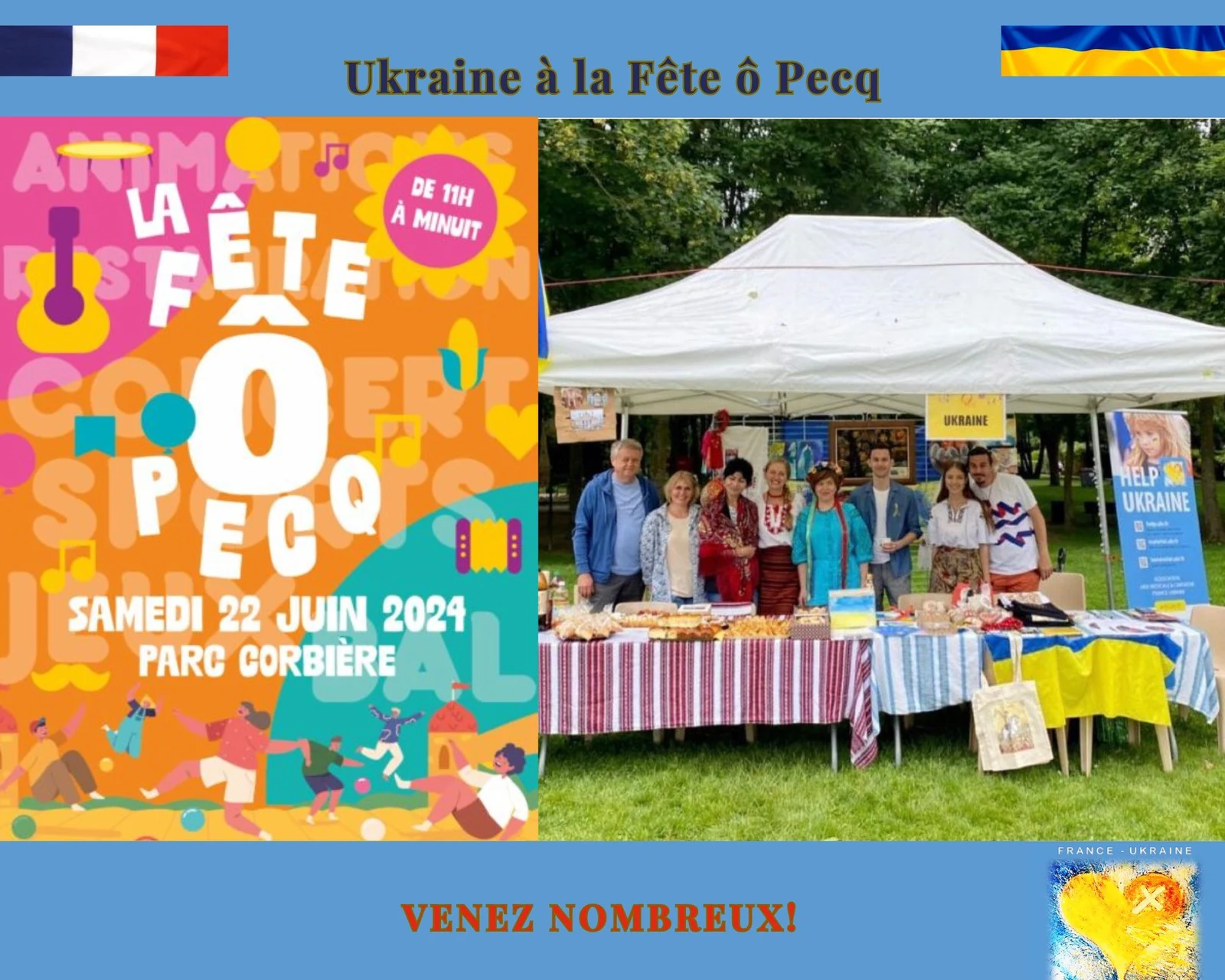 AMCFU annonce sa présence à la Fête Ô Pecq 2024